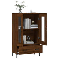 Thumbnail for Highboard Braun Eichen-Optik 69,5x31x115 cm Holzwerkstoff