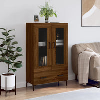 Thumbnail for Highboard Braun Eichen-Optik 69,5x31x115 cm Holzwerkstoff