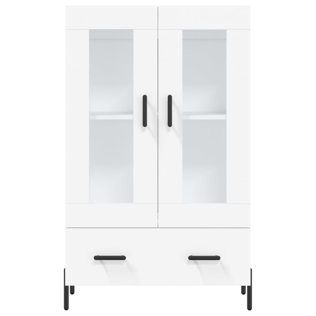 Highboard Weiß 69,5x31x115 cm Holzwerkstoff