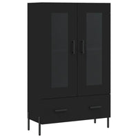 Thumbnail for Highboard Schwarz 69,5x31x115 cm Holzwerkstoff