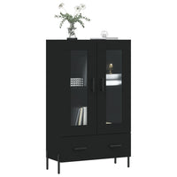 Thumbnail for Highboard Schwarz 69,5x31x115 cm Holzwerkstoff
