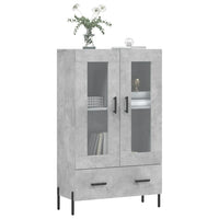 Thumbnail for Highboard Betongrau 69,5x31x115 cm Holzwerkstoff