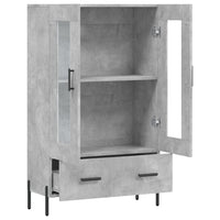 Thumbnail for Highboard Betongrau 69,5x31x115 cm Holzwerkstoff