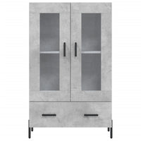 Thumbnail for Highboard Betongrau 69,5x31x115 cm Holzwerkstoff