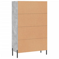 Thumbnail for Highboard Betongrau 69,5x31x115 cm Holzwerkstoff