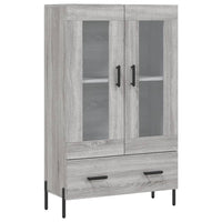 Thumbnail for Highboard Grau Sonoma 69,5x31x115 cm Holzwerkstoff