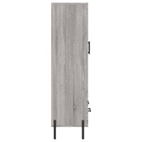 Thumbnail for Highboard Grau Sonoma 69,5x31x115 cm Holzwerkstoff