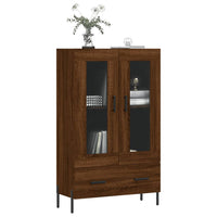 Thumbnail for Highboard Braun Eichen-Optik 69,5x31x115 cm Holzwerkstoff