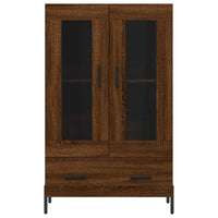 Thumbnail for Highboard Braun Eichen-Optik 69,5x31x115 cm Holzwerkstoff