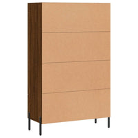 Thumbnail for Highboard Braun Eichen-Optik 69,5x31x115 cm Holzwerkstoff