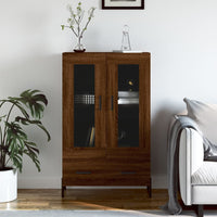 Thumbnail for Highboard Braun Eichen-Optik 69,5x31x115 cm Holzwerkstoff
