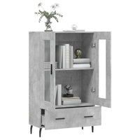 Thumbnail for Highboard Betongrau 69,5x31x115 cm Holzwerkstoff