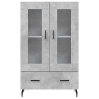 Thumbnail for Highboard Betongrau 69,5x31x115 cm Holzwerkstoff