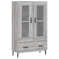 Thumbnail for Highboard Grau Sonoma 69,5x31x115 cm Holzwerkstoff