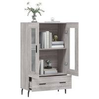 Thumbnail for Highboard Grau Sonoma 69,5x31x115 cm Holzwerkstoff