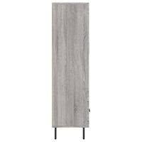 Thumbnail for Highboard Grau Sonoma 69,5x31x115 cm Holzwerkstoff