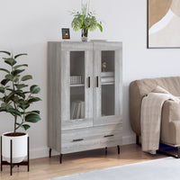 Thumbnail for Highboard Grau Sonoma 69,5x31x115 cm Holzwerkstoff