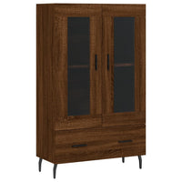 Thumbnail for Highboard Braun Eichen-Optik 69,5x31x115 cm Holzwerkstoff