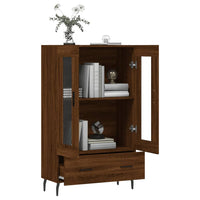 Thumbnail for Highboard Braun Eichen-Optik 69,5x31x115 cm Holzwerkstoff