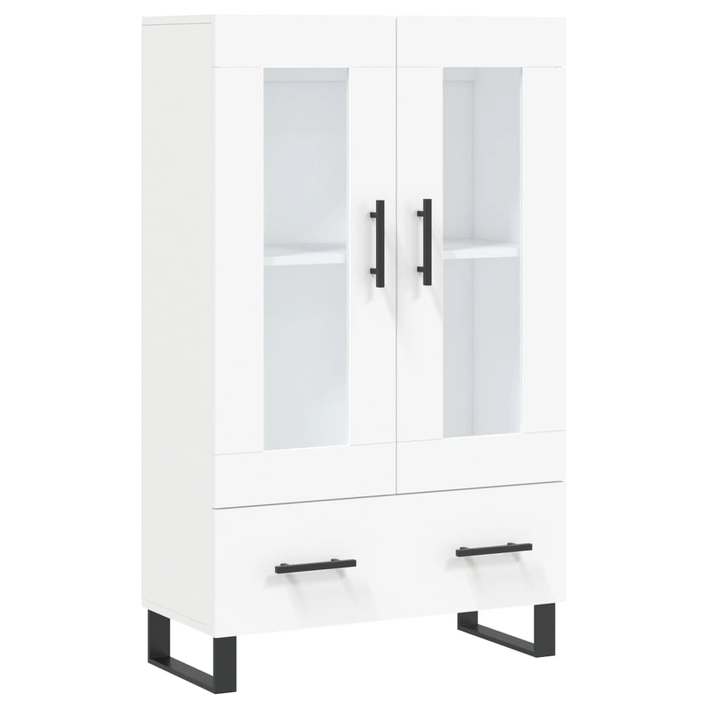 Highboard Weiß 69,5x31x115 cm Holzwerkstoff