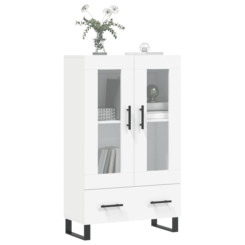 Highboard Weiß 69,5x31x115 cm Holzwerkstoff
