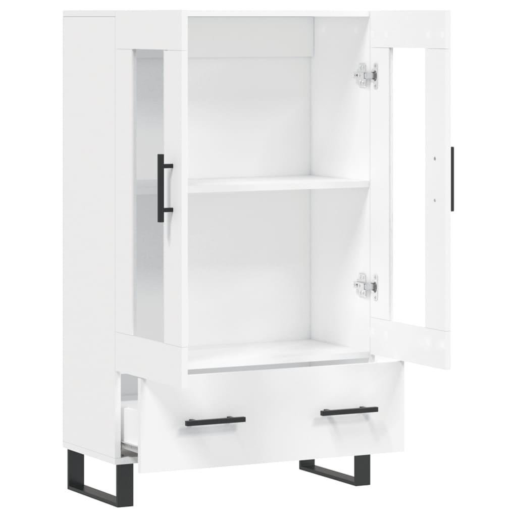 Highboard Weiß 69,5x31x115 cm Holzwerkstoff