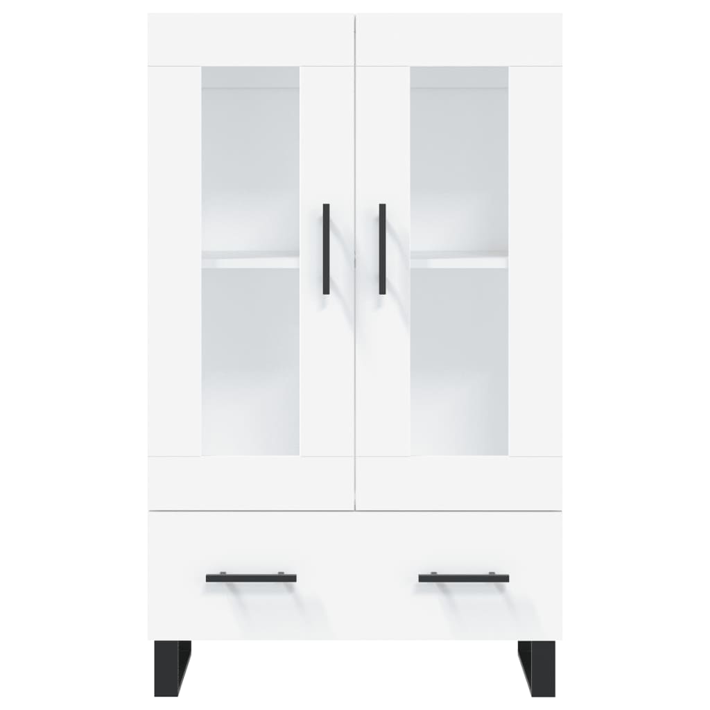 Highboard Weiß 69,5x31x115 cm Holzwerkstoff