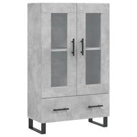 Thumbnail for Highboard Betongrau 69,5x31x115 cm Holzwerkstoff