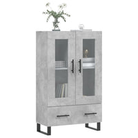 Thumbnail for Highboard Betongrau 69,5x31x115 cm Holzwerkstoff