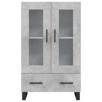 Thumbnail for Highboard Betongrau 69,5x31x115 cm Holzwerkstoff