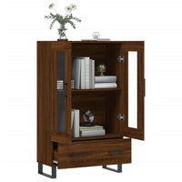 Thumbnail for Highboard Braun Eichen-Optik 69,5x31x115 cm Holzwerkstoff