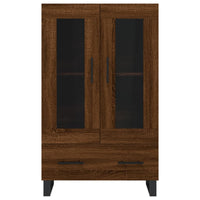 Thumbnail for Highboard Braun Eichen-Optik 69,5x31x115 cm Holzwerkstoff