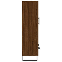 Thumbnail for Highboard Braun Eichen-Optik 69,5x31x115 cm Holzwerkstoff