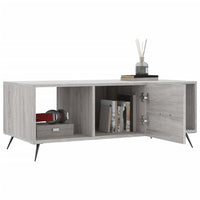 Thumbnail for Couchtisch Grau Sonoma 102x50x40 cm Holzwerkstoff