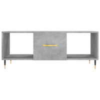 Thumbnail for Couchtisch Betongrau 102x50x40 cm Holzwerkstoff