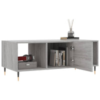 Thumbnail for Couchtisch Grau Sonoma 102x50x40 cm Holzwerkstoff