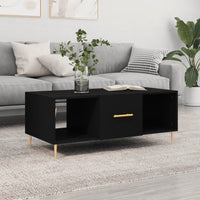 Thumbnail for Couchtisch Schwarz 102x50x40 cm Holzwerkstoff