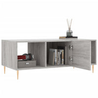 Thumbnail for Couchtisch Grau Sonoma 102x50x40 cm Holzwerkstoff