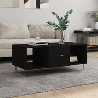 Thumbnail for Couchtisch Schwarz 102x50x40 cm Holzwerkstoff