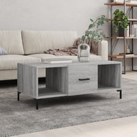 Thumbnail for Couchtisch Grau Sonoma 102x50x40 cm Holzwerkstoff