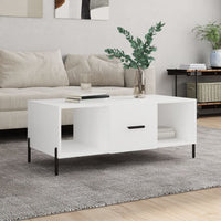 Thumbnail for Couchtisch Weiß 102x50x40 cm Holzwerkstoff