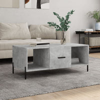 Thumbnail for Couchtisch Betongrau 102x50x40 cm Holzwerkstoff