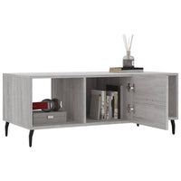 Thumbnail for Couchtisch Grau Sonoma 102x50x40 cm Holzwerkstoff