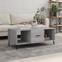 Thumbnail for Couchtisch Grau Sonoma 102x50x40 cm Holzwerkstoff
