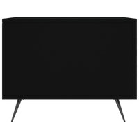 Thumbnail for Couchtisch Schwarz 50x50x40 cm Holzwerkstoff