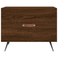 Thumbnail for Couchtische 2 Stk. Braun Eichen-Optik 50x50x40 cm Holzwerkstoff