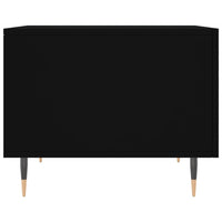 Thumbnail for Couchtisch Schwarz 50x50x40 cm Holzwerkstoff