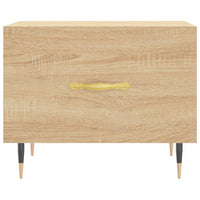 Thumbnail for Couchtische 2 Stk. Sonoma-Eiche 50x50x40 cm Holzwerkstoff