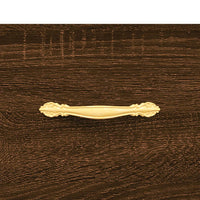 Thumbnail for Couchtisch Braun Eichen-Optik 50x50x40 cm Holzwerkstoff