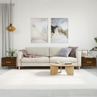 Thumbnail for Couchtische 2 Stk. Braun Eichen-Optik 50x50x40 cm Holzwerkstoff